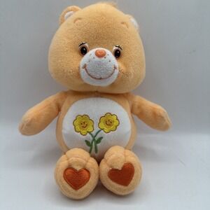Vintage Care Bears 12" FRIEND BEAR 2002-2003 Orange Plush